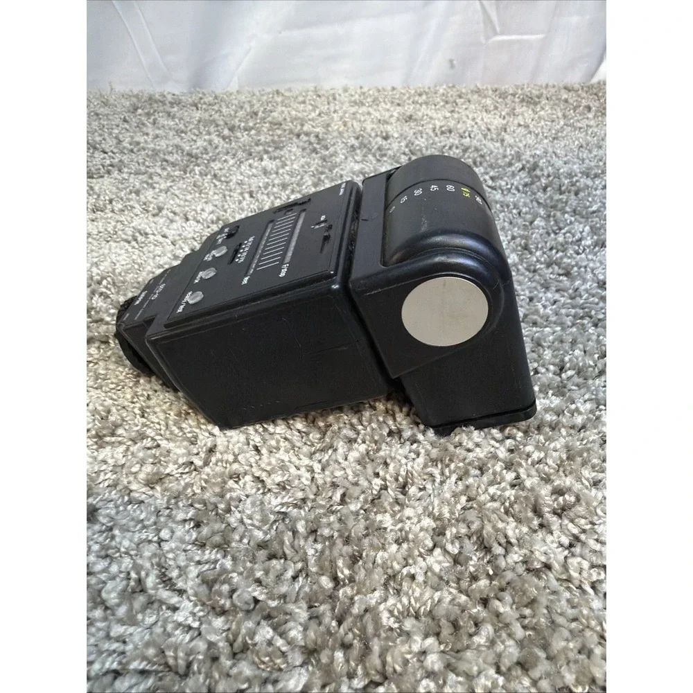 Sunpak Auto 30DX Flash w MX-2D Minolta Adapter Vintage Camera Flash Untested